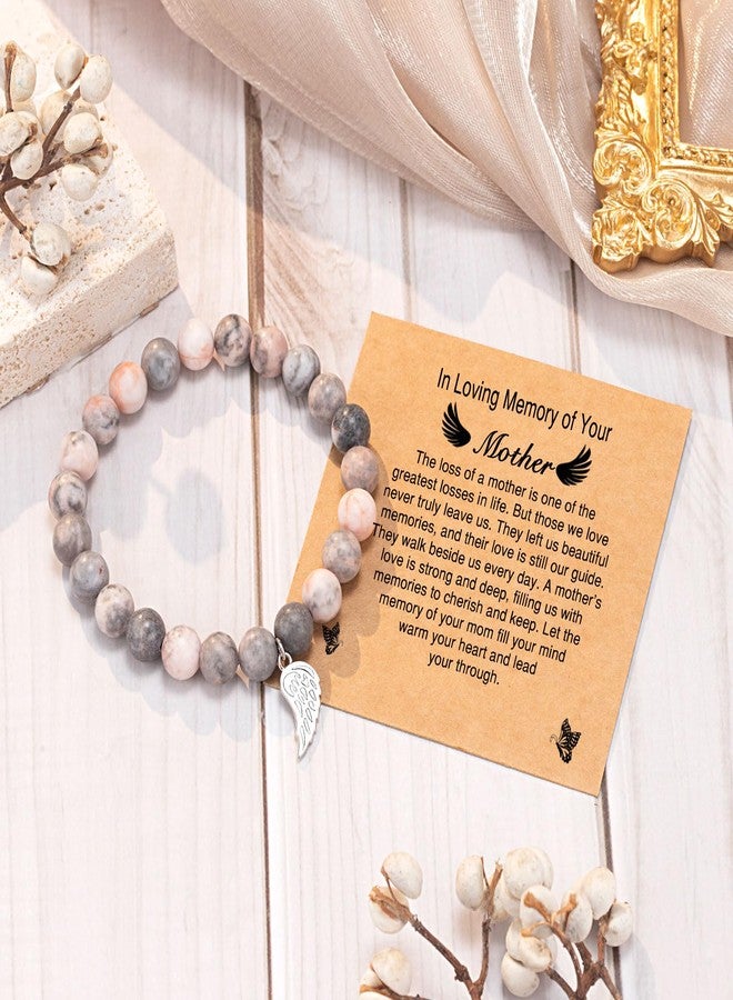 UPROMI Sympathy Gifts for Loss of Mom Mother, Sympathy Bracelet Bereavement Remembrance Gifts, Memorial Jewelry Condolence Grief Sorry for Your Loss - Image 5